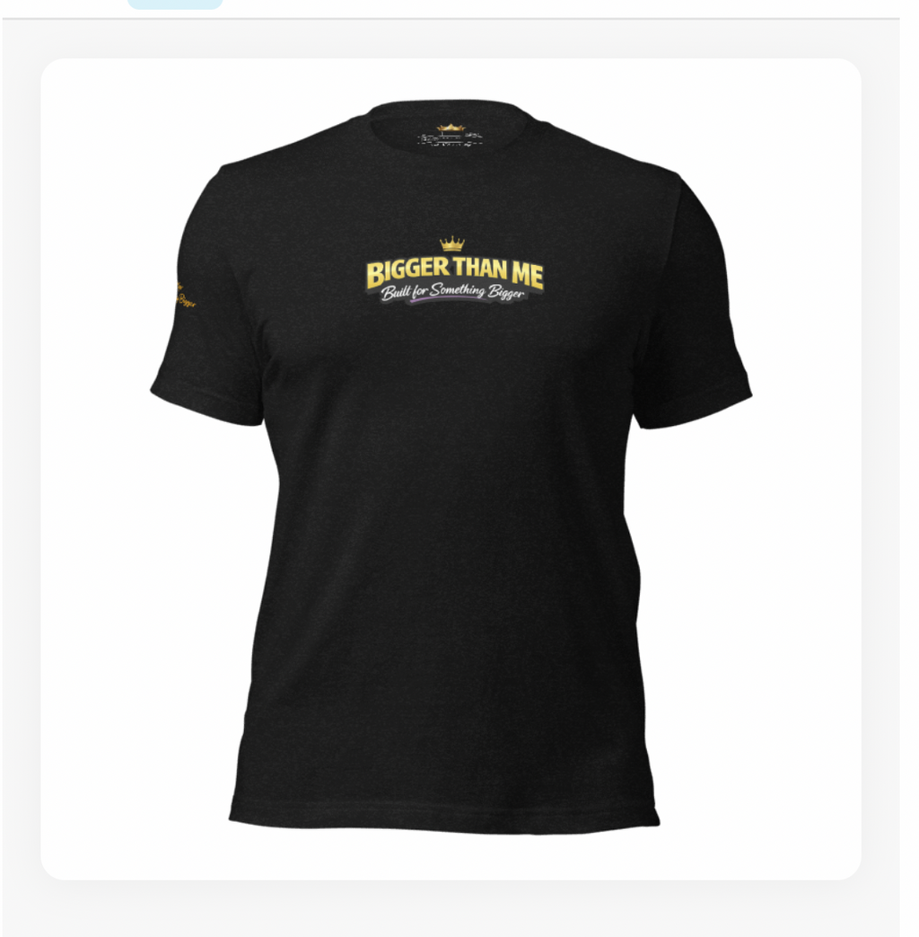 Bigger Than Me Tee – Gold Edition