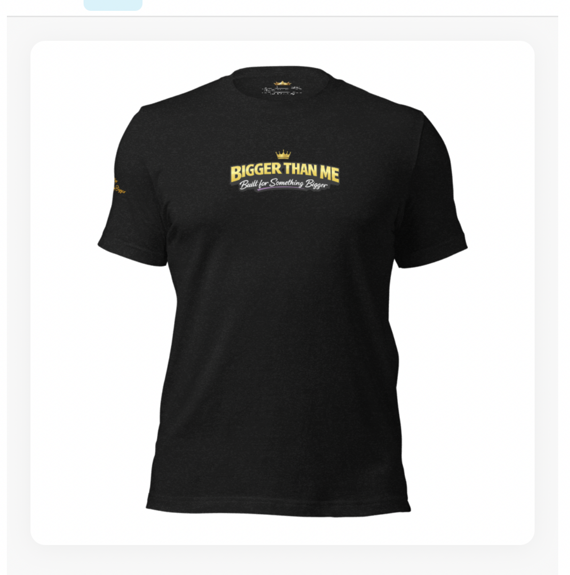 Bigger Than Me Tee – Gold Edition