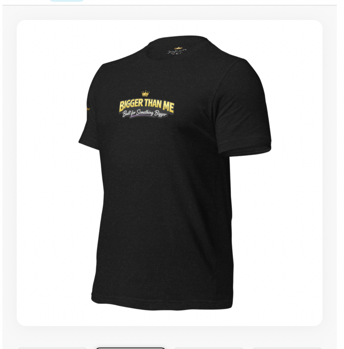 Bigger Than Me Tee – Gold Edition